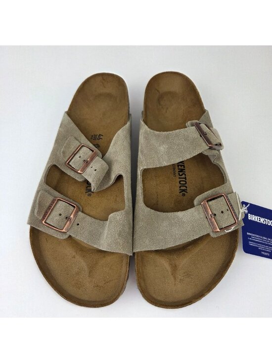 Birkenstock Arizona BS Taupe Sandals Mens Size 13 EU 46 Suede Leather main image 10